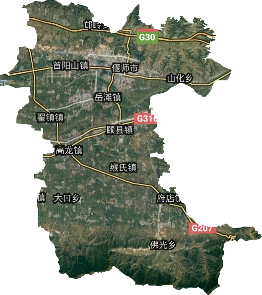 偃师最新高清地图，探索城市脉络